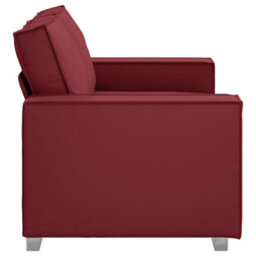 Vidaxl Sofa Chair Wine Red 160 X 78 X 84 Cm Artificial Leather - thumbnail 5