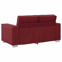 Vidaxl Sofa Chair Wine Red 160 X 78 X 84 Cm Artificial Leather - thumbnail 6