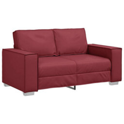 Vidaxl Sofa Chair Wine Red 160 X 78 X 84 Cm Artificial Leather - thumbnail 2