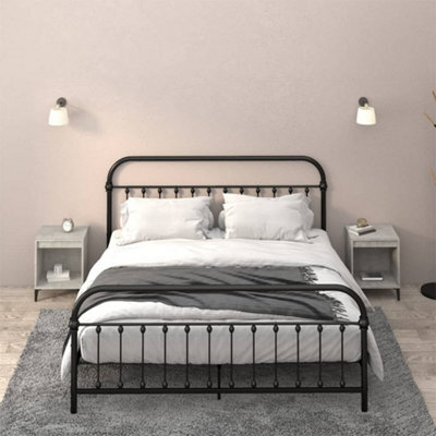 Berkfield Bedside Cabinets 2 Pcs Concrete Grey 40X35X50 Cm - image 1