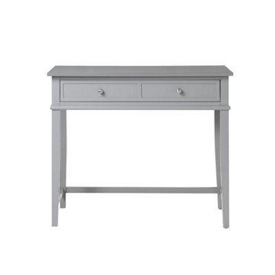 Dorel Home Franklin Writing Desk With 1 Drawer Grey - image 1