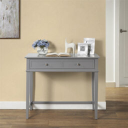 Dorel Home Franklin Writing Desk With 1 Drawer Grey - thumbnail 5