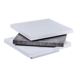 Furniture in Fashion Samora High Gloss Coffee Table In White And Concrete Effect - thumbnail 2