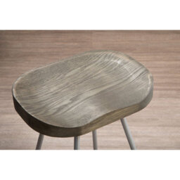 Orsina Lightweight Silver Metal Frame Bar Stool, Sleek Kitchen Stool Footrest, Contemporary Stool For Bar Counter - thumbnail 7