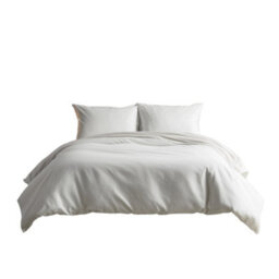 Luxury 200Tc Duvet Cover And Pillowcase/s Set Bed Linen White - thumbnail 2