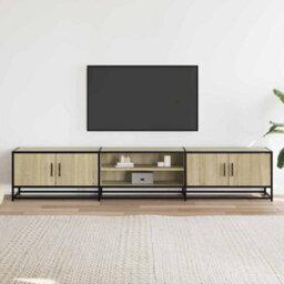 Berkfield Industrial Tv Cabinet Sonoma Oak 210X35X41 Cm Engineered Wood - thumbnail 3