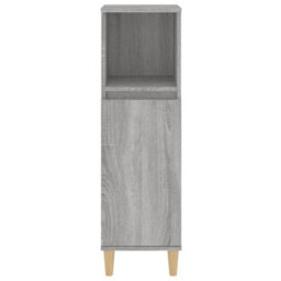 Vidaxl Bathroom Cabinet Grey Sonoma 30X30X100 Cm Engineered Wood - thumbnail 7
