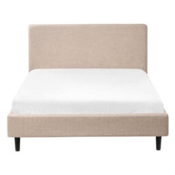 Beliani Bed Fabric Fitou 120 X 200 Cm (Eu Small Double) Beige - thumbnail 5