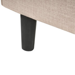 Beliani Bed Fabric Fitou 120 X 200 Cm (Eu Small Double) Beige - thumbnail 9