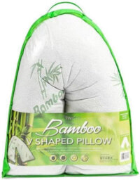 Gc Gaveno Cavailia V Shape Memory Foam Pillow, Extra Filled Bamboo V-Neck Pillow, Head Neck & Back Support Pillow, 76 X 47 Cm - thumbnail 6