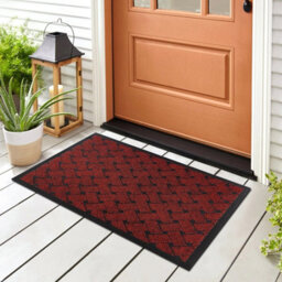 RugsX Doormat Antislip Vectra 3353 Outdoor, Indoor Red  40X60 Cm - thumbnail 2