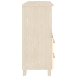 Berkfield Sideboard Honey Brown 85X35X80 Cm Solid Wood Pine - thumbnail 6