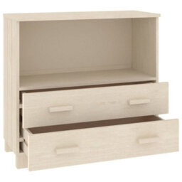 Berkfield Sideboard Honey Brown 85X35X80 Cm Solid Wood Pine - thumbnail 7