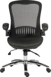 Teknik Harmony Mesh Executive Chair Black With Removable Headrest, Gas Lift Seat Height Adjustment And Tilt To Seat And Back - thumbnail 6