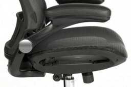 Teknik Harmony Mesh Executive Chair Black With Removable Headrest, Gas Lift Seat Height Adjustment And Tilt To Seat And Back - thumbnail 7