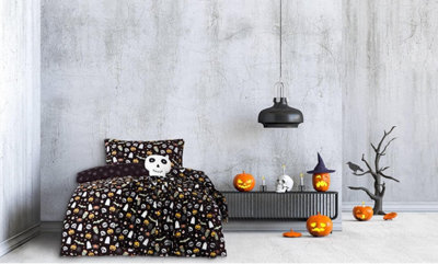 Smart Living Super Soft Spooky & Magical Halloween Reversible Duvet Cover With Pillowcase - image 1