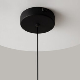 Luminosa Lighting Luminosa Misterio Modern Globe Pendant Ceiling Light Dimmable Black 2700K 650Lm Colorful Shade - thumbnail 5
