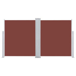 Walplus Retractable Side Awning Garden Sun Shade Canopy Gazebo For Back Door, Porch, Patio Brown 140X600 Cm - thumbnail 4