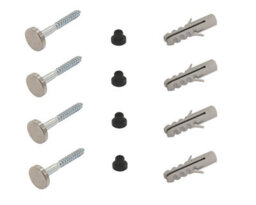 60 X 80Cm Black Glass Kitchen Splashback Splatter Screen Pre Drilled Holes Wall Hanging Fixings Included - thumbnail 5