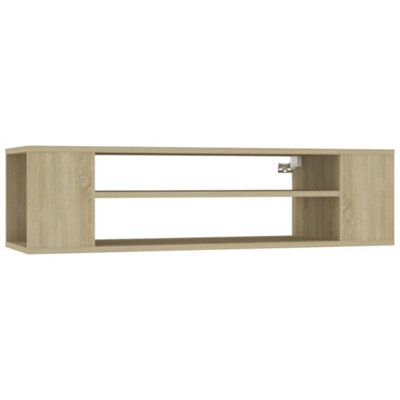 Berkfield Elegant Hanging Tv Cabinet Sonoma Oak 100X30X26.5 Cm Engineered Wood - image 1