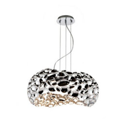 Luminosa Lighting Luminosa Narisa 5 Light Ceiling Pendant Chrome, G9 - Uk Stock - thumbnail 3