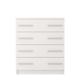Arte Elegant White Matt Chest Of Drawers H930mm W800mm D400mm - Minimalist Storage For Modern Homes - thumbnail 2