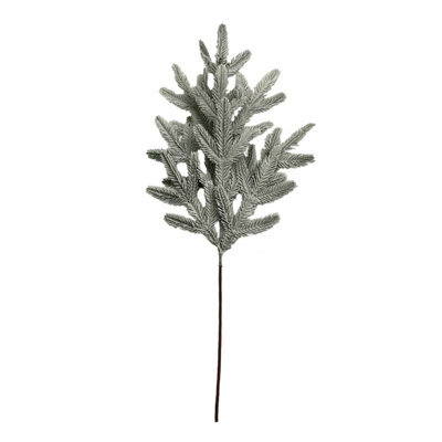 Snowy Spruce Stem Floral Artificial Flowers And Plants