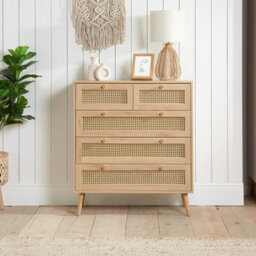 Oak Wooden 3 Piece Furniture Set Wardrobe Chest Of Drawers Bedsides Birlea Croxley - thumbnail 4