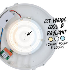 Tcp Emergency Bulkhead Indoor/outdoor Wall & Ceiling Light For Commercial And Residential Use (Ip65) - thumbnail 4