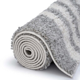 The Rugs Moodi Shaggy Grey Echo Rug Runner Scandinavian Thick High Pile For Living Rooms, Bedrooms, Hallways, Kitchens - thumbnail 6