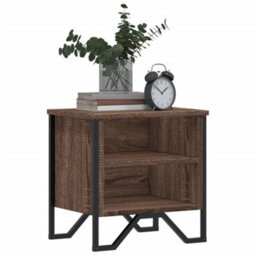 Berkfield Bedside Cabinet Brown Oak 2 Pcs 40X30X40 Cm Engineered Wood - thumbnail 4