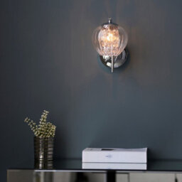Luminosa Lighting Luminosa Mesmer Glass Wall Lamp, Chrome Plate, Glass, Glass Beads - thumbnail 5