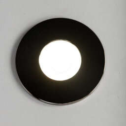 Litecraft 2 Pack Black Chrome Modern Ip65 Fire Rated Bathroom Downlights - thumbnail 3