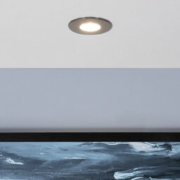 Litecraft 2 Pack Black Chrome Modern Ip65 Fire Rated Bathroom Downlights - thumbnail 2