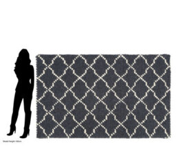 Orsina Small Hand Woven Rug,versatile Runner,diamond Pattern Door Mat, Bathroom Rug,runner For Outdoor Spaces - thumbnail 4
