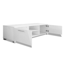Walplus Tv Cabinet High-Gloss White 120X40.5X35 Cm - thumbnail 4