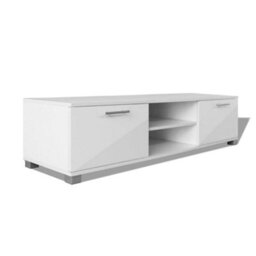 Walplus Tv Cabinet High-Gloss White 120X40.5X35 Cm - thumbnail 2