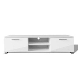 Walplus Tv Cabinet High-Gloss White 120X40.5X35 Cm - thumbnail 3