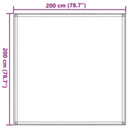Berkfield Tent Carpet 200X200 Cm Beige - thumbnail 8