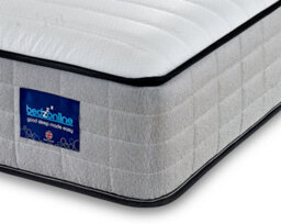 Bedz Online Bedzonline Hydro Coil Orthopaedic Memory Foam Mattress, Medium-Firm Pressure Relief, 3Ft Single (90X190Cm)