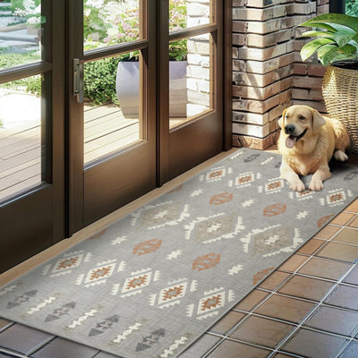 Ameha Modern Printed Runner Rugs Non Slip Bedroom Living Room Mats (Nova, 60X220 Cm) - image 1