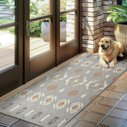 Ameha Modern Printed Runner Rugs Non Slip Bedroom Living Room Mats (Nova, 60X220 Cm) - thumbnail 1
