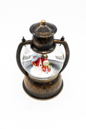 Snowman Christmas Lantern Snow Globe - thumbnail 7