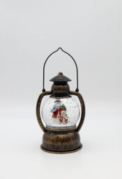 Snowman Christmas Lantern Snow Globe - thumbnail 6