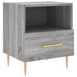 Berkfield Bedside Cabinet Grey Sonoma 40X35X47.5 Cm Engineered Wood - thumbnail 2