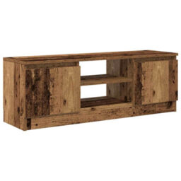 Berkfield Classic Tv Cabinet Old Wood 102X30X36 Cm Engineered Wood - thumbnail 1