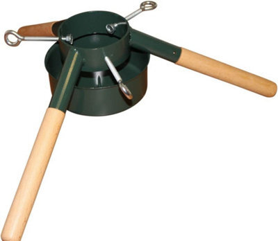 Garden Market Place Large Modern Spruce Real Christmas Tree Stand-Green - image 1