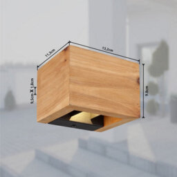 Luminosa Lighting Luminosa Alina Up & Down Wall Lamp Dark Brown Led 3000K - thumbnail 8