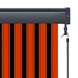 Berkfield Outdoor Roller Blind 100X250 Cm Orange And Brown - thumbnail 6