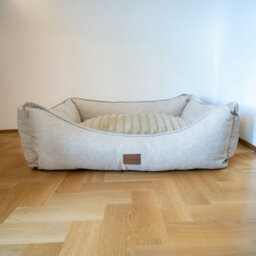 All Pond Solutions Allpetsolutions Willow Premium Luxury Dog Bed - Ivory Cream - thumbnail 6